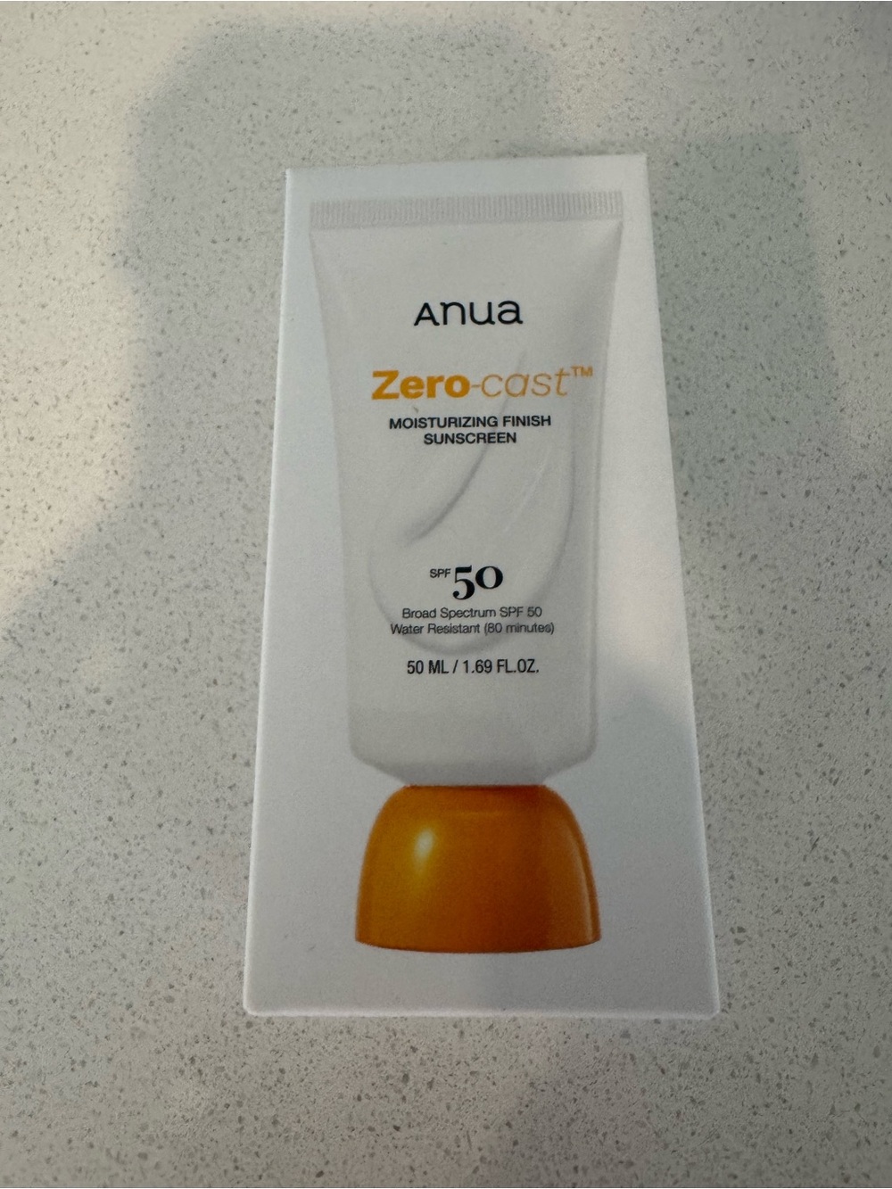 Anua Zero-Cast Moisturizing Finish Sunscreen SPF 50 -